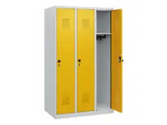 schoollocker,HxBxD 1530x900x500mm,3vak,vak B 300mm,draaigrendel