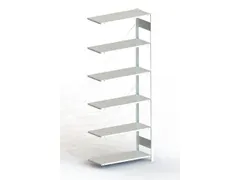 magazijnstelling,aanbouwveld,S3 Clip 80,HxBxD 2500x1006x436mm