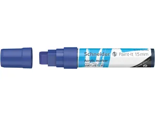 Acrylmarker Schneider Paint-It 330 15mm blauw - 3