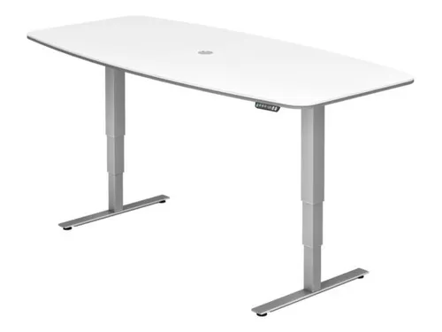 In hoogte verstelbare vergadertafel,HxBxD 635-1285x2200x1030mm