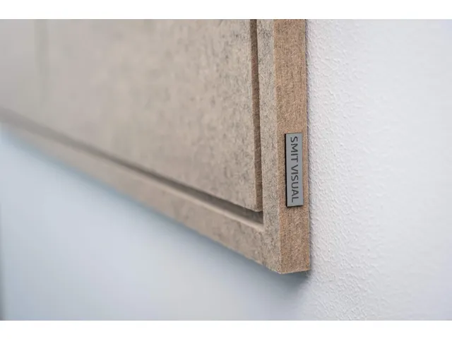 Acoustic Art FLOW XL 160x120cm Bruin Akoestisch kunstwerk Organisch