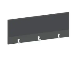 baliepaneel bureau aanbouw achter MS-donkergrijs antraciet 1200mm