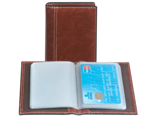Creditkaart etui Palermo 40stuks bruin