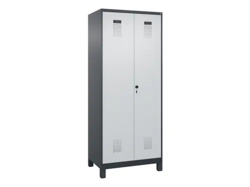 locker voor scheiding van kleding,HxBxD 1950x800x500mm,2vak
