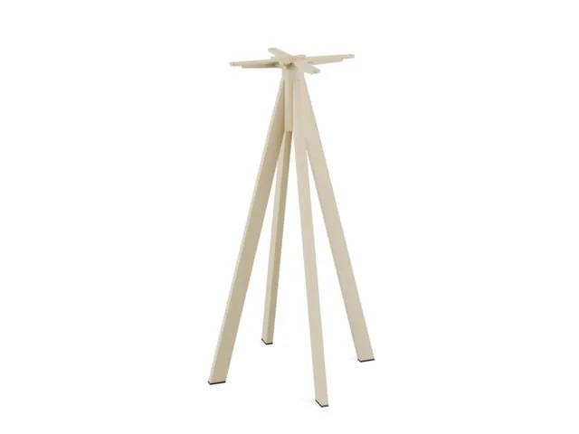 onderstel,HxBxD 1080x600x600mm,v. Terrastafel,staal,zandkleuren