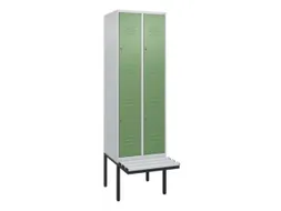 Dubbeldekse dekenkist,HxBxD 2120x600x815mm,2x2vak.,vak B 300mm