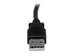1m USB 2.0 A naar linkshoekige B-kabel M/M