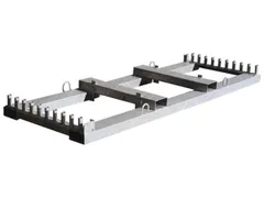 magazijn-/transporttraverse,v. afzethek,HxB 180x1150mm,v. 20hekken