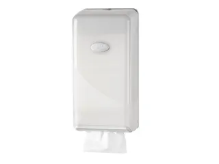 Euro Pearl 431006 WHITE bulkpack toiletpapierdispenser - 1