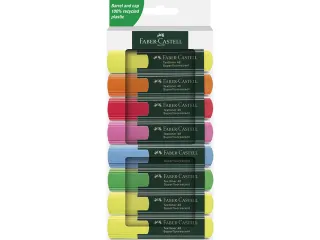 Markeerstift Faber-Castell 48 8 stuks 3xgeel, oranje, rood, groen, roz - 1