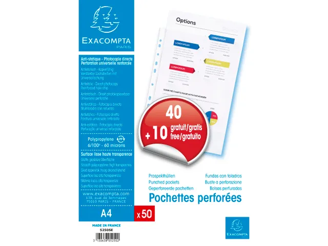 PK50 Geperf.tas glad PP 5/100 A4