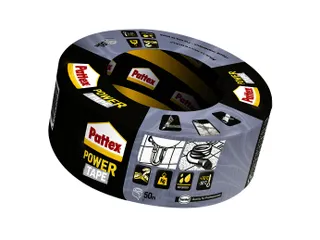 Plakband Pattex Power Tape 50mmx50m grijs - 2