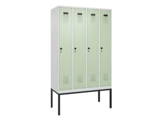 locker,HxBxD 2120x1200x500mm,4vak,vak B 300mm,draaigrendel - 2