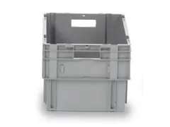 Euronorm Draaistapelbak Pp Hxlxb 320X600X400Mm 60L Grijs