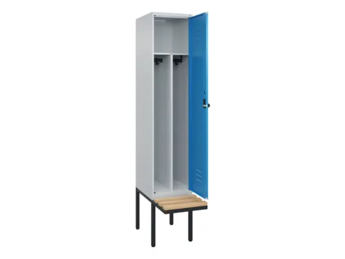 locker voor scheiding van kleding,HxBxD 2120x400x815mm,1vak