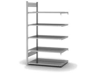 Inhaakstelling Aanbouwveld 1750x1010x635mm 5Legborden Dubbelzijdig - 2