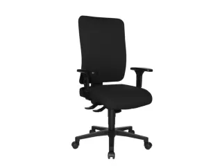 Bureaustoel,Synchroonmech.,M. Armleuningen,Zitting Stof Zwart - 7