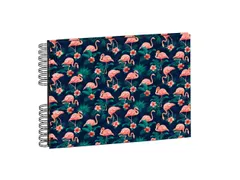 Fotoalb spiraal 50p. wit 32x22cm FLAMINGO