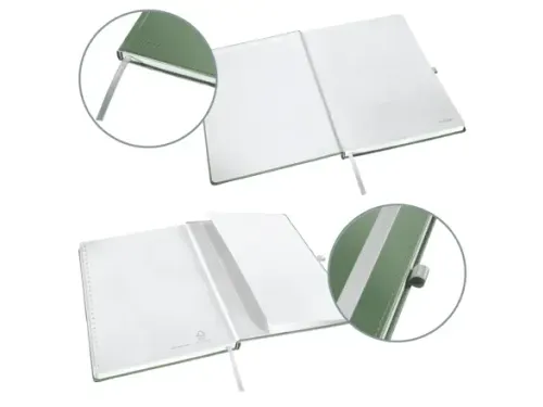 Notitieboek Leitz Style A5 lijn 160 pagina's groen
