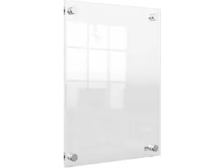 Premium Plus acryl informatiebord wandgemonteerd A4 - 1