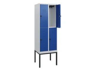 dubbeldekse locker,HxBxD 1950x600x500mm,2x2vak.,vak B 300mm - 2