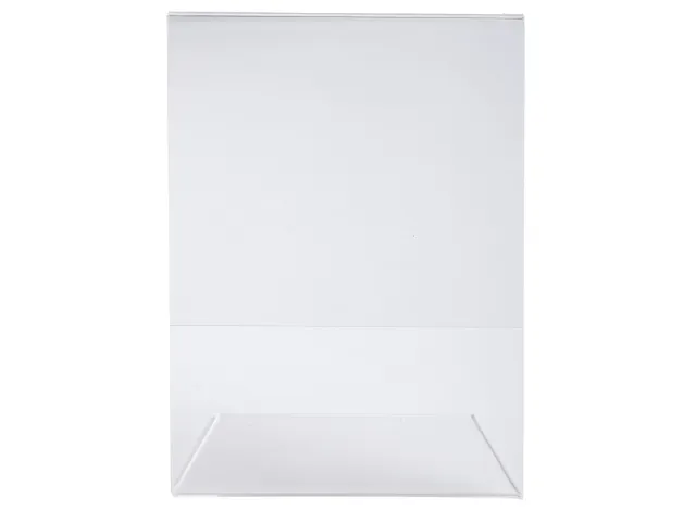 Folderhouder hellend A5 transparant