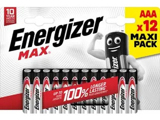 Batterijen Max Aaa/Lr03/E92 Maxipack 12 stuks - 1
