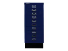kantoor-ladekast HxBxD 670x279x380mm 10 laden romp oxfordblauw staal