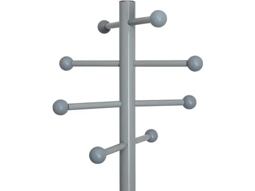 Kapstok MAULsaphir Lite standvoet 171cm grijsmetaal 8 haken