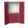 Systeemkast 2000x1050x550mm 1xlegbord 6laden RAL7035+RAL3004