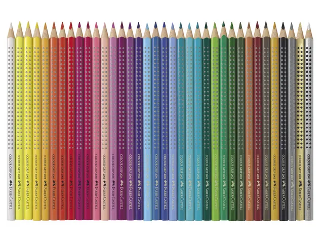 Crayon couleur Faber-Castell Grip 2001 etui 36 pcs