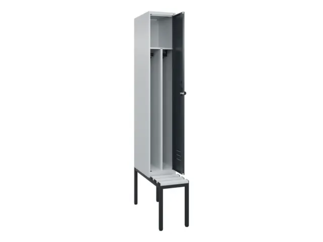 locker voor scheiding van kleding,HxBxD 2120x300x815mm,1vak