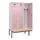 locker met bank,voor scheiding van kleding,HxBxD 2120x1200x815mm,3vak