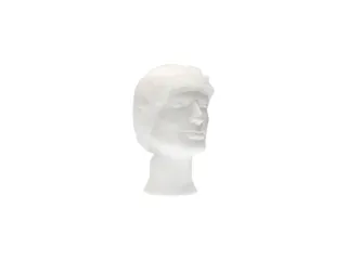 Haarnet CMT clip non-woven M 50cm PP wit 100 stuks - 4