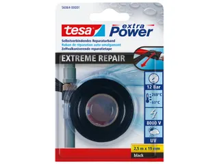 Reparatietape Tesa 56064 19mmx2,5m zwart - 1