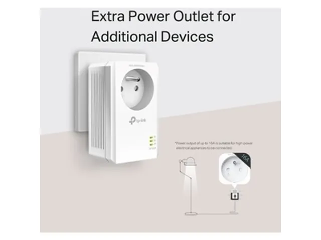 AV1000 Passthrough Powerline KIT Broadcom Netwerkadapter