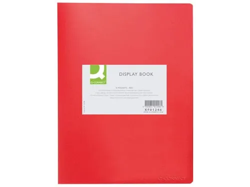 Showalbum Personaliseerbaar A4 10 Tassen Rood