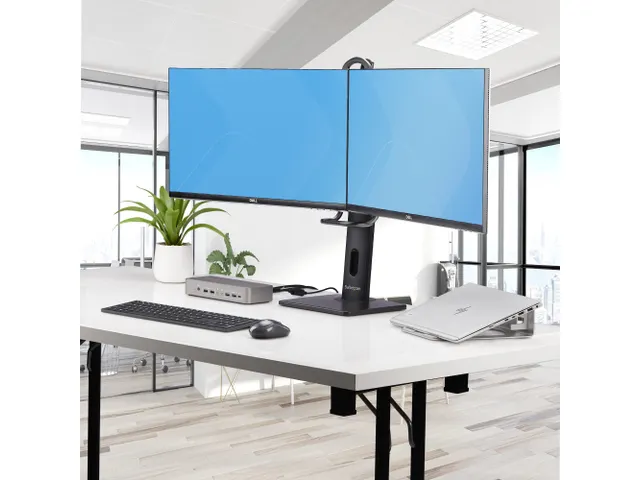 Support de Bureau Crossbar 2 écrans 27 inch