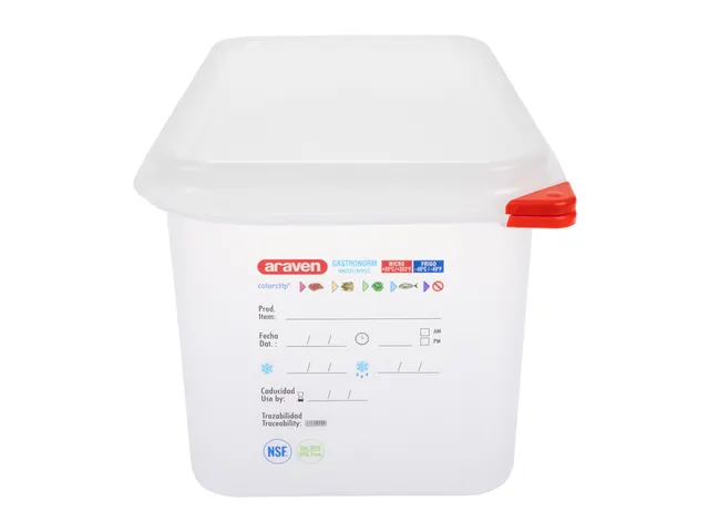 Voedseldoos Araven GN 1/3 met deksel 6 liter 4 stuks
