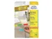Gekleurde etiketten Avery Zweckform 45.7x21.2mm Geel 960 stuks