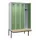 locker met bank,HxBxD 2120x1200x815mm,4vak,vak B 300mm,cilinderslot
