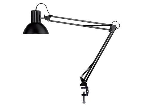 Bureaulamp Unilux Success 80 LED met klem en voet Zwart