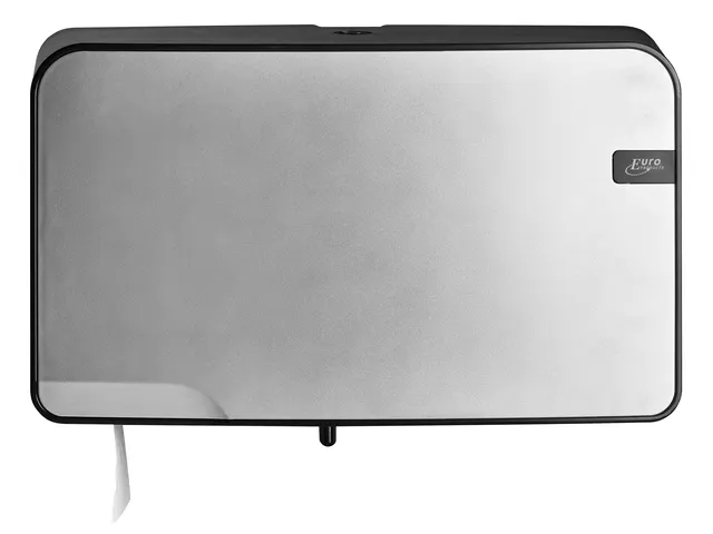 Toiletroldispenser QuartzLine Mini Duo Jumbo Zilver