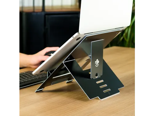 Laptopstandaard R-Go Riser Flexible voor laptops 10-22 inch