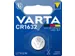 Batterij VARTA knoopcel 1x CR1632 lithium