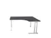 Bureau In Vrije Vorm Hxbxd 720x1600x1200mm Cc-Zwart C-voet