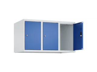 opzetkast,v. locker,3vak.,vak B 300mm,HxBxD 500x900x500mm,vleugeldeur - 2