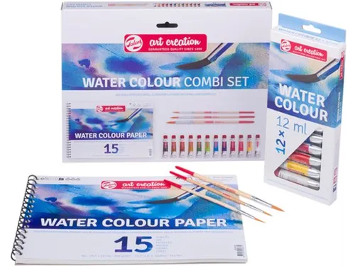 Schilderset Talens Art Creation aquarel à 16-delig blauw