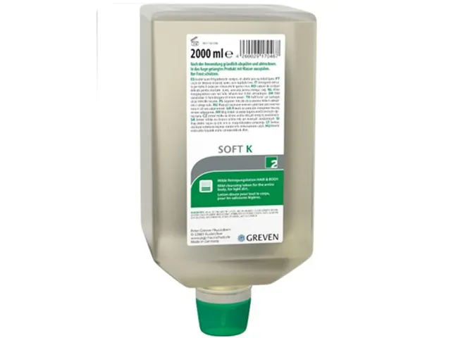 Soft K was -& douchegel bij milde vervuiling 6x2 Liter