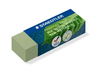 Gum Staedtler Eco 52680 65x23x10mm olijfgroen 20 stuks - 3